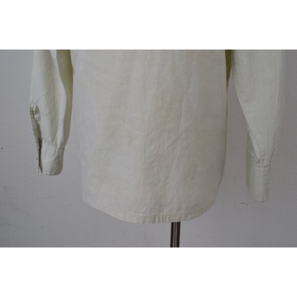 Vintage 80s All Cotton Tunic Blouse | size M - Picture 9 of 10